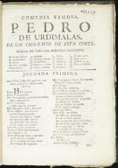 Pedro de Urdimalas :