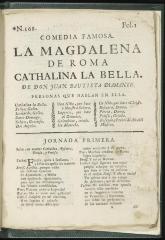 La Magdalena de Roma, Cathalina la Bella /