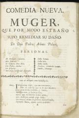Muger, que por modo estraño supo remediar su daño :