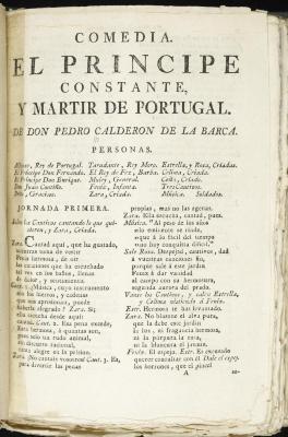 El príncipe constante y martir de Portugal :