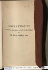 Honra y provecho