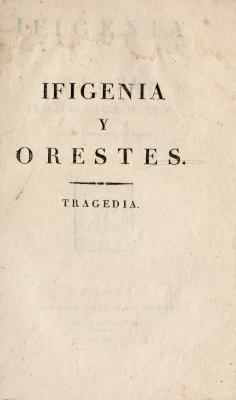 Ifigenia y Orestes :
