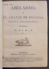 Abelardo, ó El amante de Heloisa :