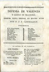 Defensa de Valencia y castigo de traydores.
