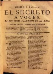 Comedia famosa. El secreto a voces /
