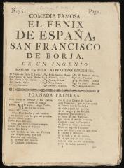 El fenix de España, San Francisco de Borja /