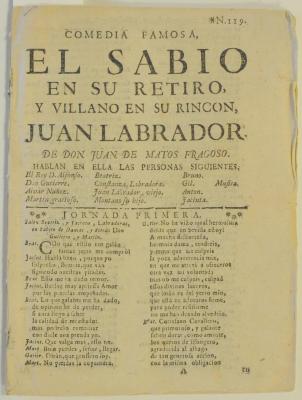 El sabio en su retiro, y villano en su rincon, Juan Labrador /