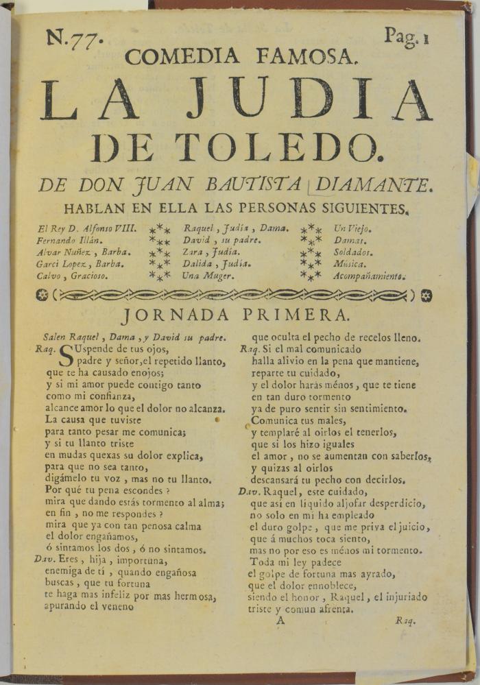 La judia de Toledo /