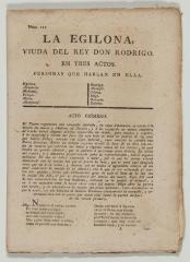 La Egilona, viuda del rey Don Rodrigo: