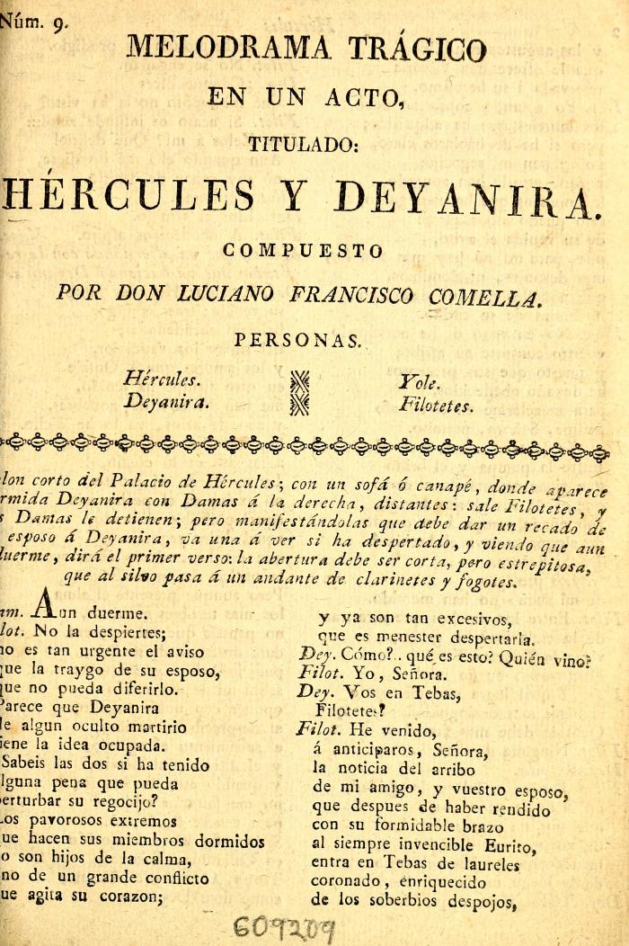 Hércules y Deyanira :