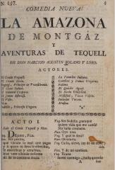 La amazona de Montgáz y aventuras de Tequeli :