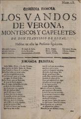 Los vandos de Verona, Montescos y Capeletes :