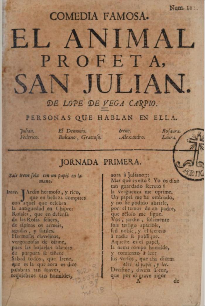 El animal profeta, San Julián :