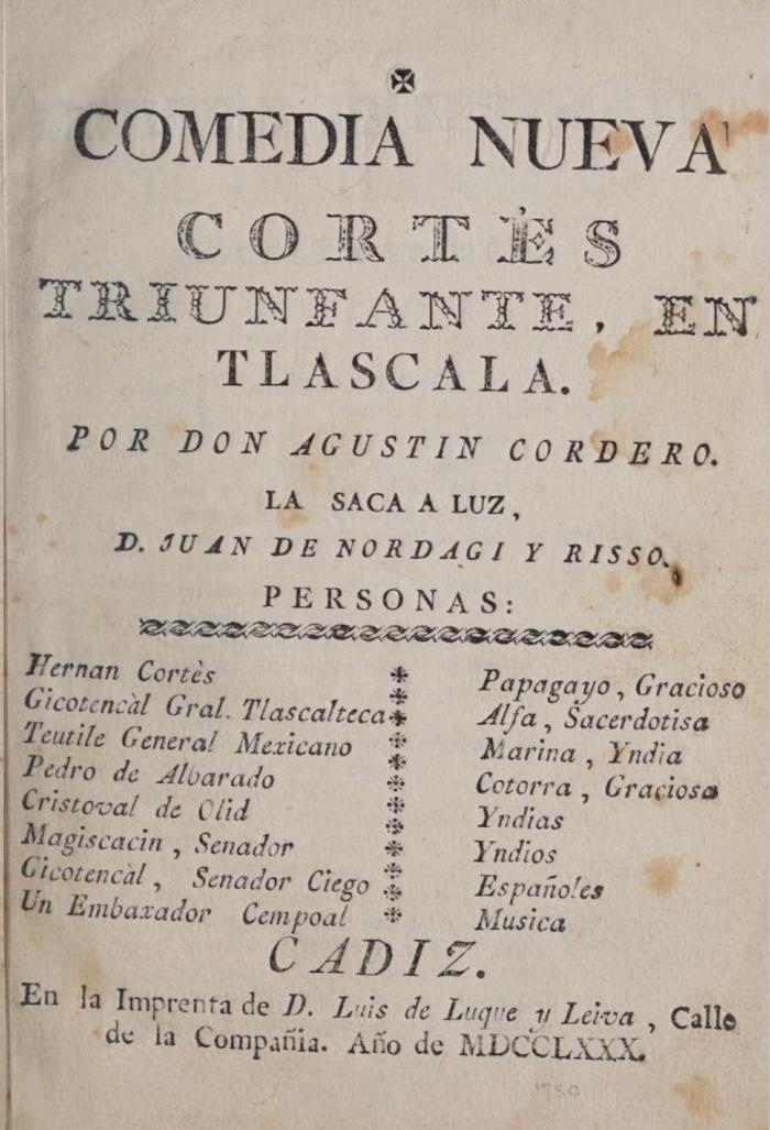 Cortés triunfante en Tlascala :