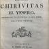 Saynete, intitulado Chirivitas el yesero :