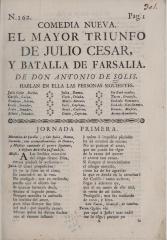 El mayor triunfo de Julio Cesar y batalla de Farsalia :