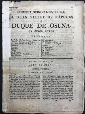 El gran virrey de Nápoles, ó, Duque de Osuna :