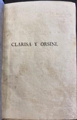 Clarisa y Orsini o sea La quinta de los Apeninos :