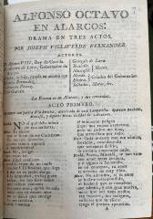 Alfonso Octavo en Alarcos: Drama en tres actos,