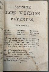 Saynete Los vicios patentes