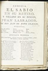 El sabio en su retiro y villano en su rincón, Juan Labrador :